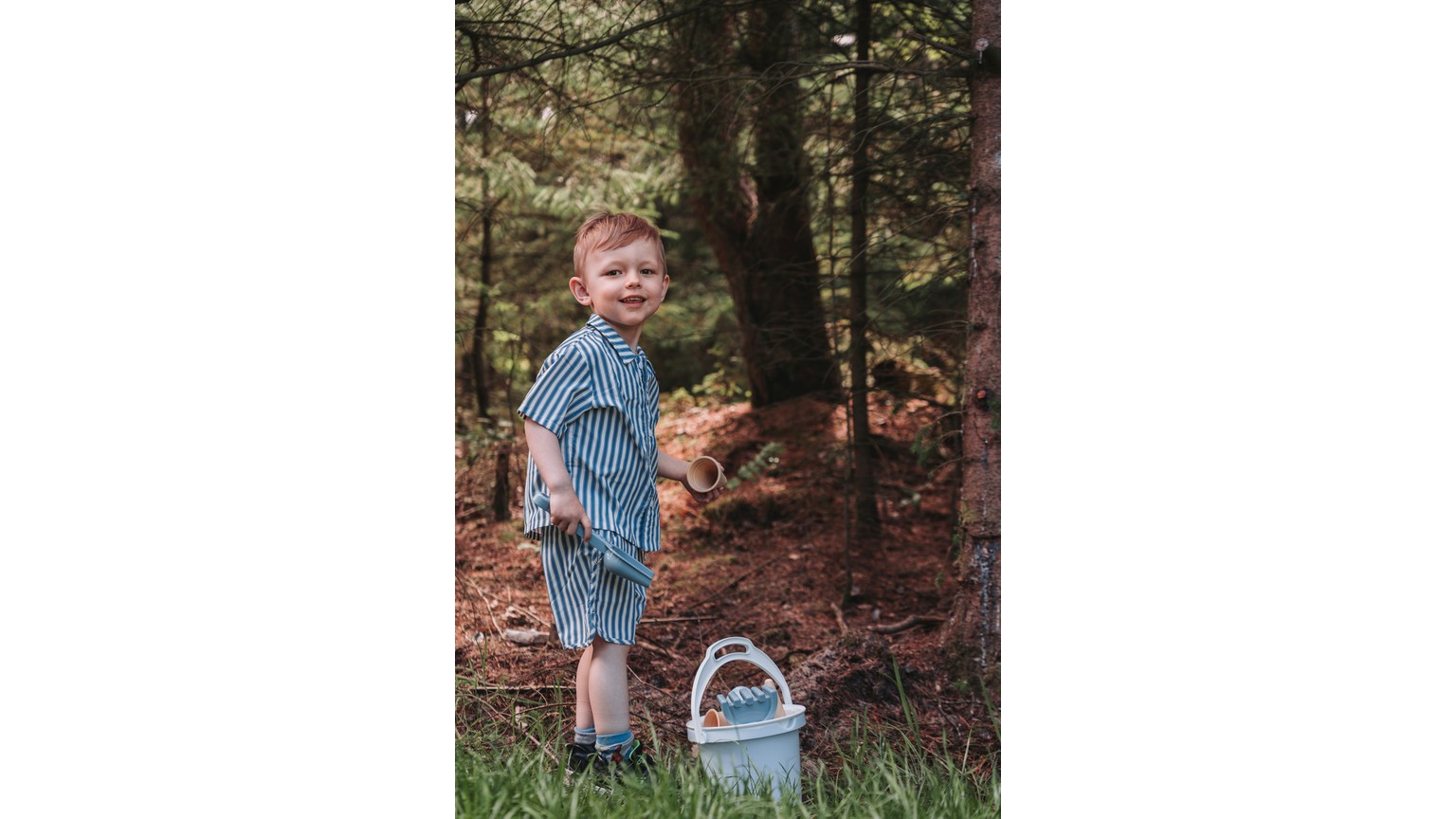 Tb Bucket Set In Net, Blue